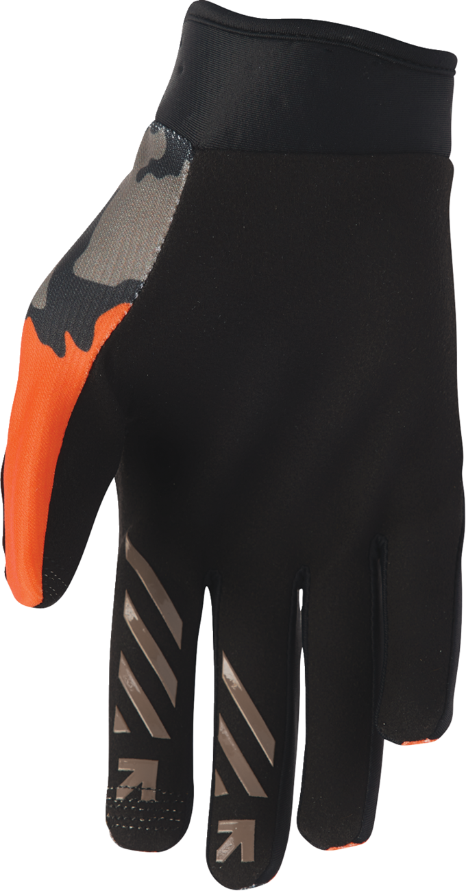 THOR Launchmode Hunter Gloves - Orange/Black, Medium - Part 3330-8523