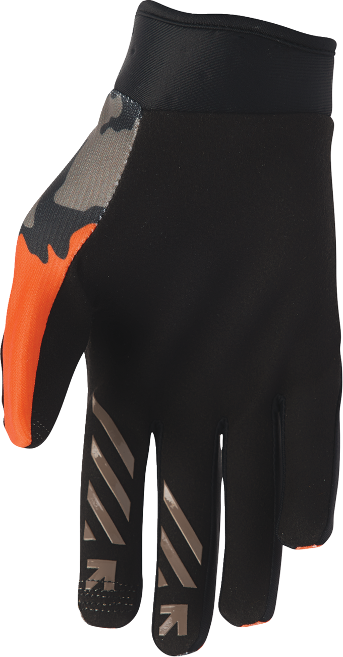 THOR Launchmode Hunter Gloves - Orange/Black, Size XS, Model 3330-8521