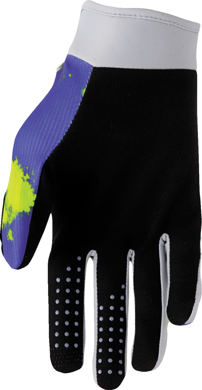 THOR Launchmode Bleach Gloves Gray/Acid Medium - Part Number 3330-8321