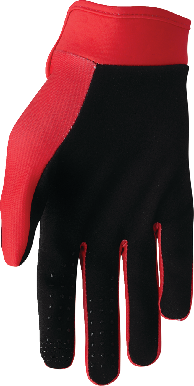 THOR Launchmode Gloves - Red, Size XS, Part Number 3330-8212