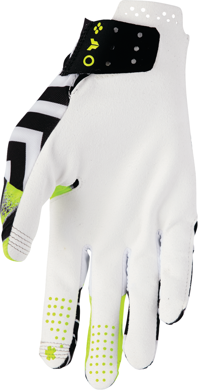 THOR Sportmode Anarchy Gloves XS by THOR - Black and White, Part #3330-8549