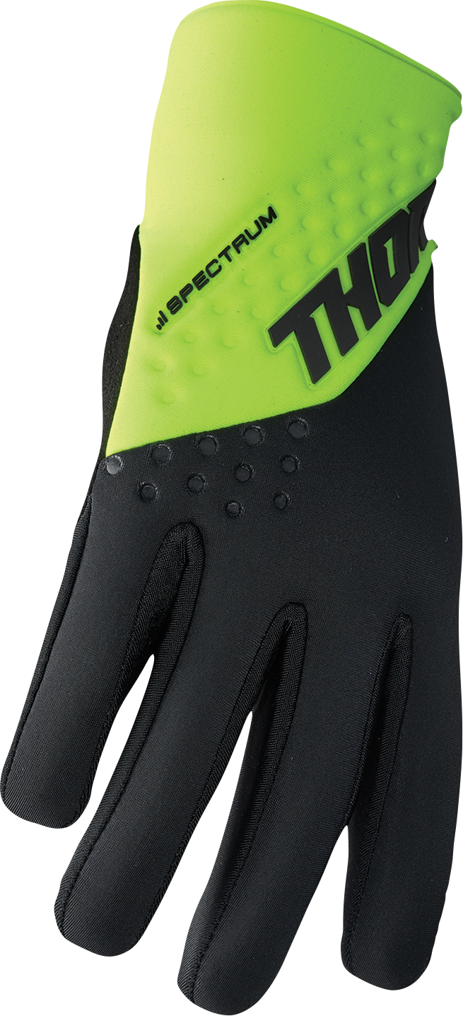 THOR Spectrum Cold Weather Gloves - Acid/Black - XS (Part Number 3330-7243)