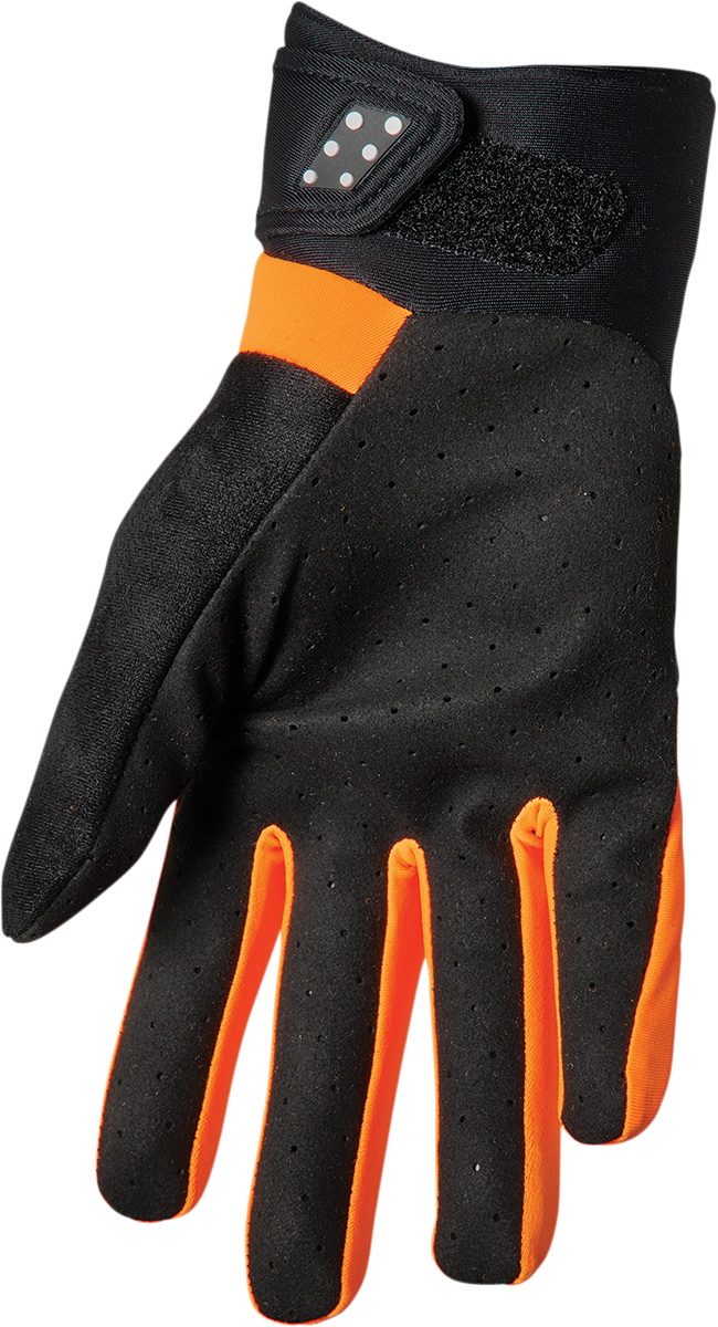 THOR Spectrum Cold Weather Gloves XL - Orange and Black, Part 3330-6750
