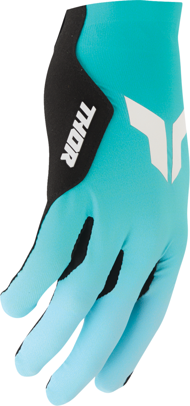 THOR Sportmode Iconic Gloves - Aqua and Powder Blue, XL - Part Number 3330-9116