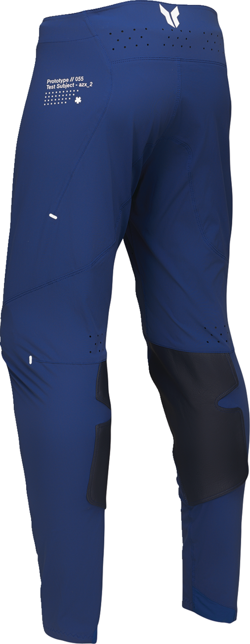 THOR Sportmode Strike Pants Navy US 36 with 4-Way Stretch Nylon and TPU Knee Overlays