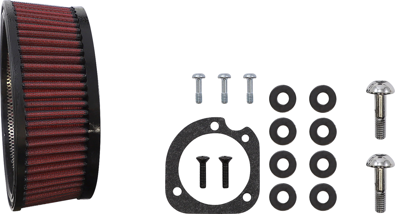 S&S Cycle Air Stinger Stealth Air Cleaner Kit - Black (Part #170-0722A)