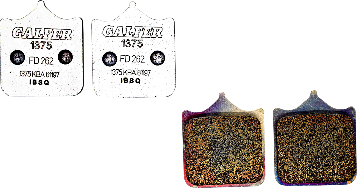 GALFER HH Sintered Ceramic Brake Pads FD262G1375 for Street and Track Performance