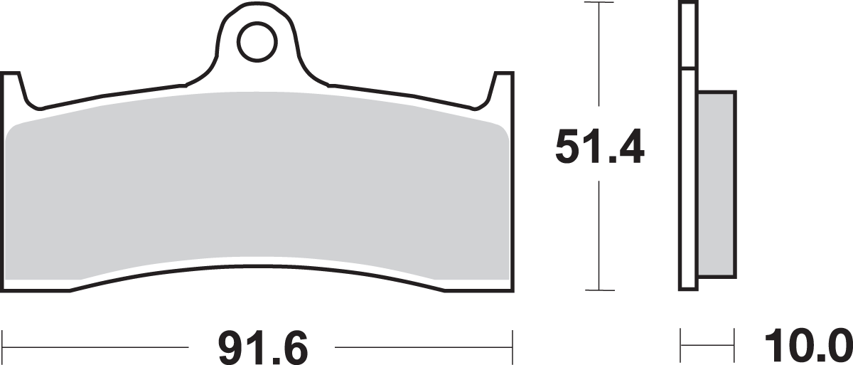 SBS HF Brake Pads for Yamaha YZF 750 - Part Number 729HF