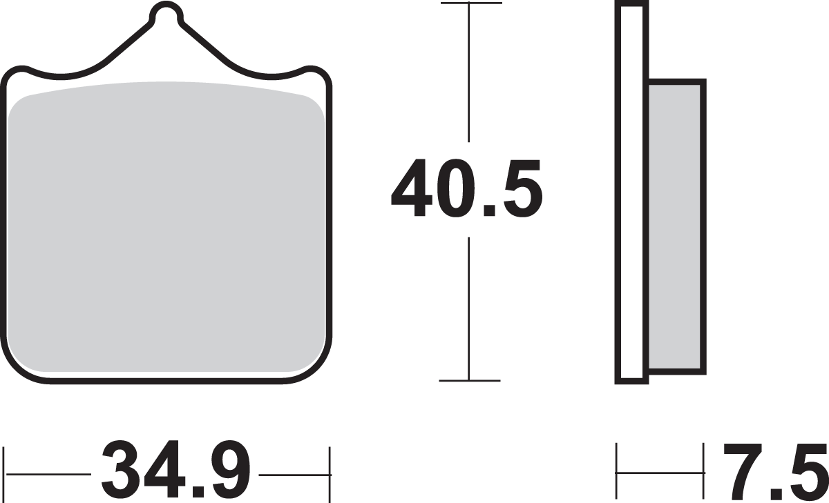 SBS HS Brake Pads for KTM/Husqvarna - Part 762HS