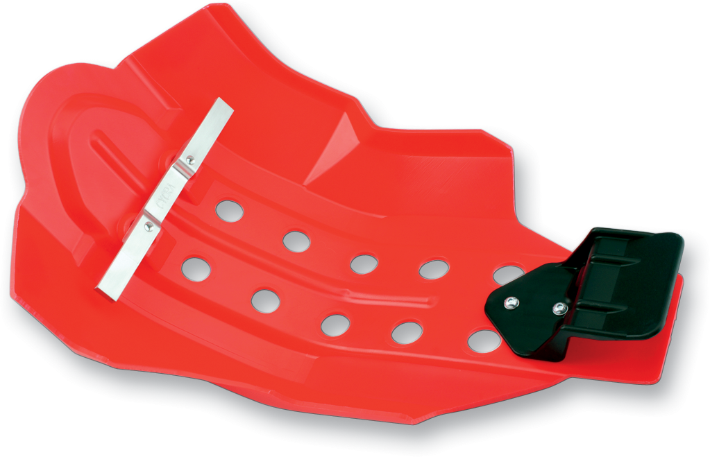 CYCRA Skid Plate - Red 1CYC-6201-33 for Superior Engine Protection and Easy Maintenance