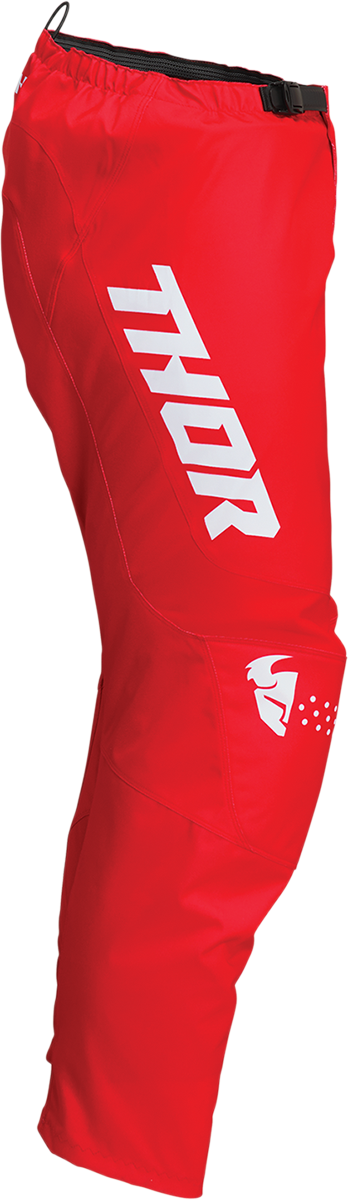 THOR Sector Minimal Pants - Red, US 38 | Durable Motorcycle Riding Gear