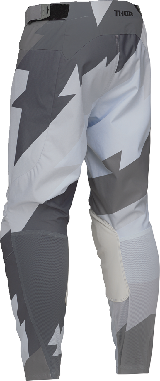THOR Launchmode Brave Pants Black/Gray US 28 - Durable Motorcycle Riding Gear with Breathable Ventilation and Secure Fit
