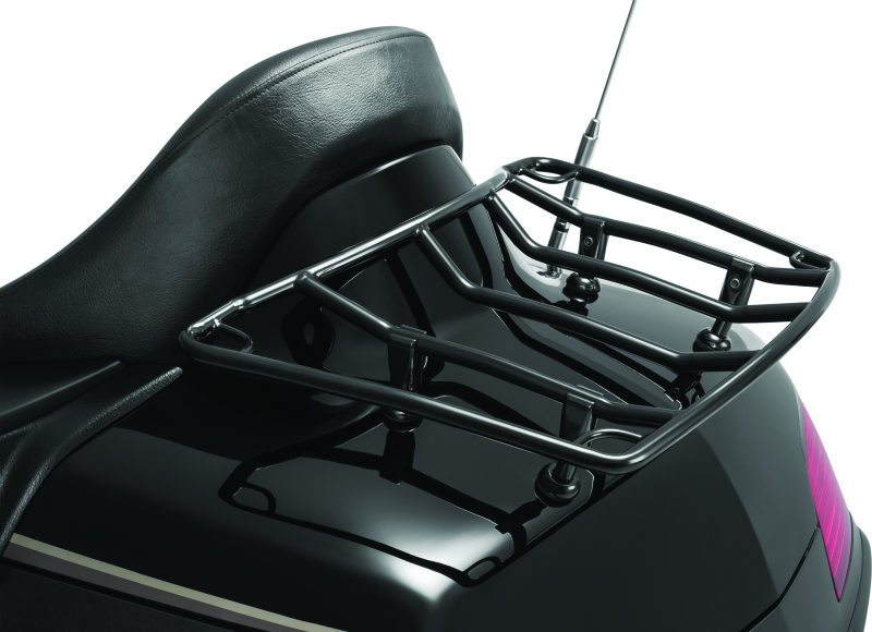 Kuryakyn Trunk Luggage Rack Adjustable Gloss Black for Honda Gold Wing & Kawasaki Vulcan Voyager