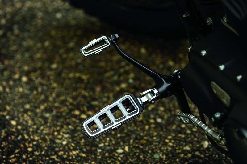 Kuryakyn Dillinger Pegs with Male Mount Adapter - Silver | Part #6666