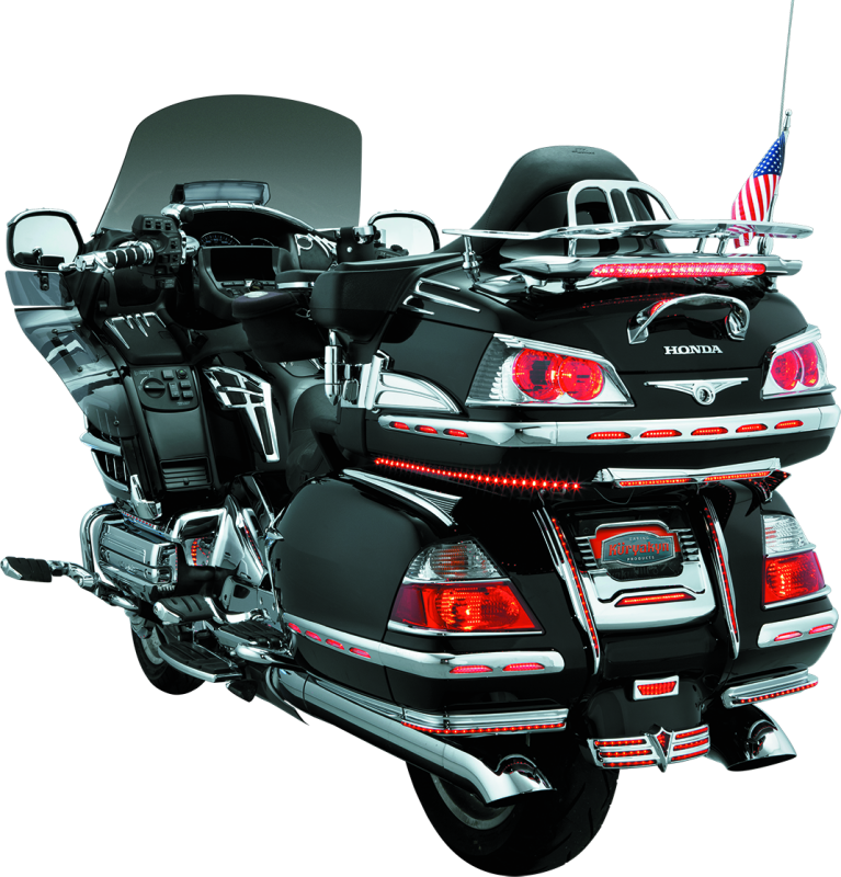 Kuryakyn Trunk Keyhole Trim 01-17 Honda GL1800 Gold Wing Chrome
