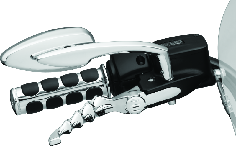 Kuryakyn Zombie Levers Chrome for Harley-Davidson - Stylish PowerSport Hand Controls
