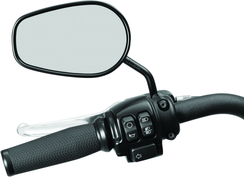 Kuryakyn Mirror Stem 3-inch Outward Extenders for Enhanced Visibility - Black Part Number 1216