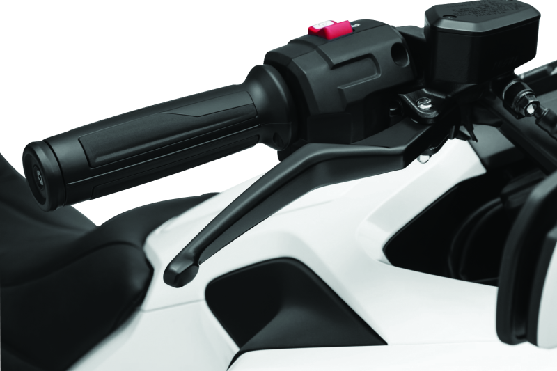 Kuryakyn Omni Lever Set for Honda GL1800 Gold Wing – Satin Black, Part Number 6777