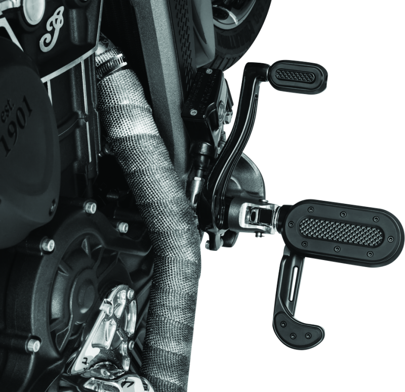 Kuryakyn Heavy Industry Shift Pegs are built to handle whatever the road throws their way. A direct replacement for stock with rugged style and durable construction.
<ul>
  <li>Easy to install, direct replacement with included 5/16-24 screw</li>
 ...