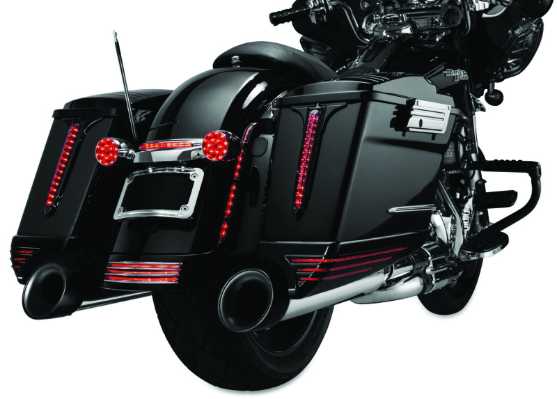 Kuryakyn Billet Antenna Hex/Grooved Black & Raw for Harley Davidson 2008-2009 Models