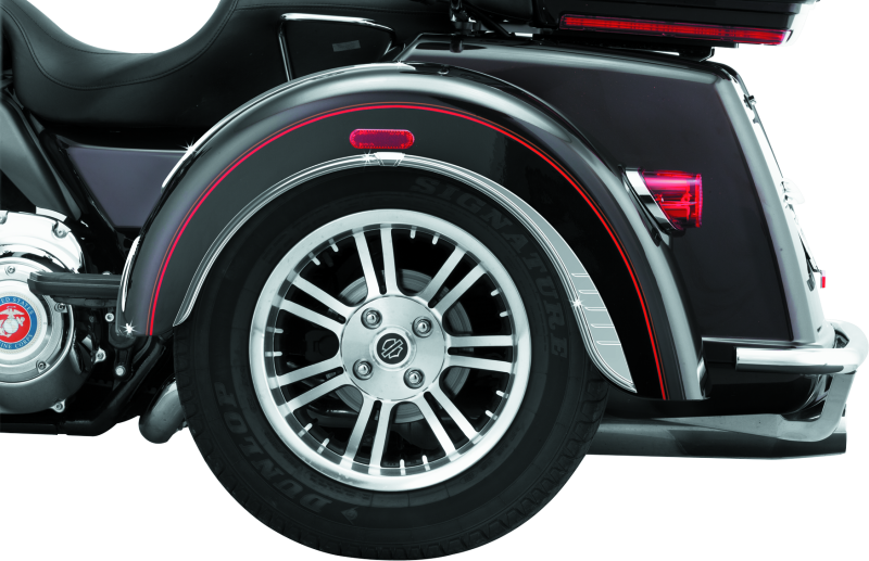 Kuryakyn Rear Fender Flares for Harley-Davidson Trikes Chrome Part 7214