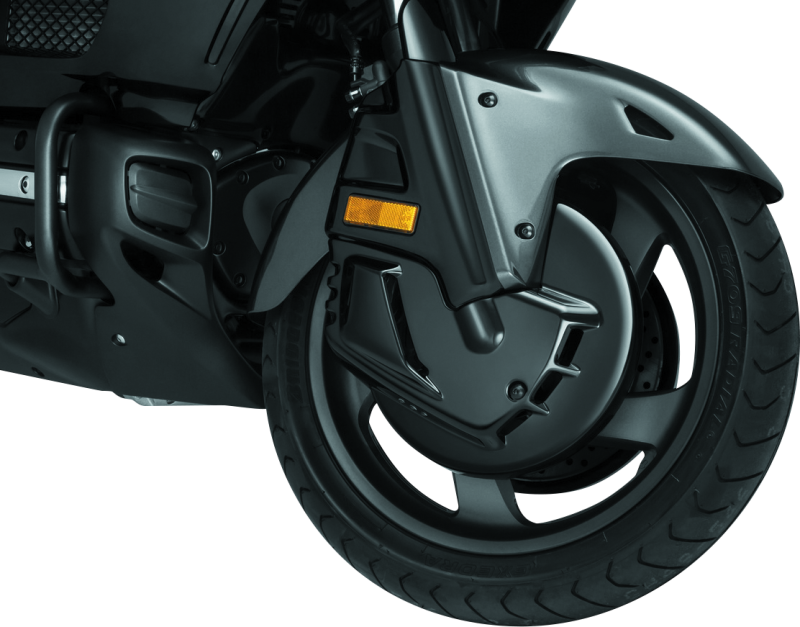 Kuryakyn Brake Rotor Cover for Honda GL1800 (2001-2017) – Gloss Black Finish