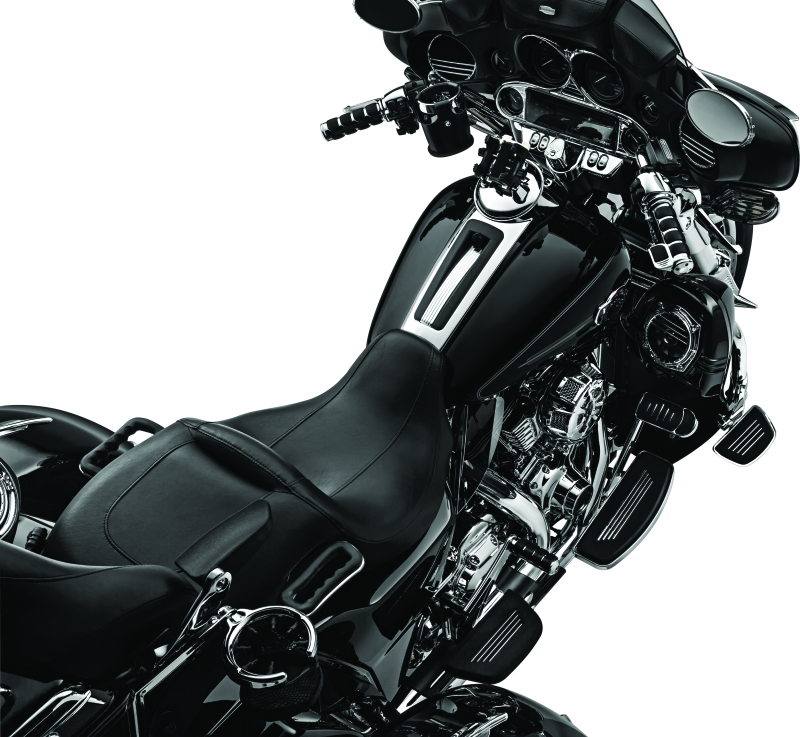 Kuryakyn Premium Passenger Board Inserts for Harley-Davidson Touring Models 1986 and Up - Black