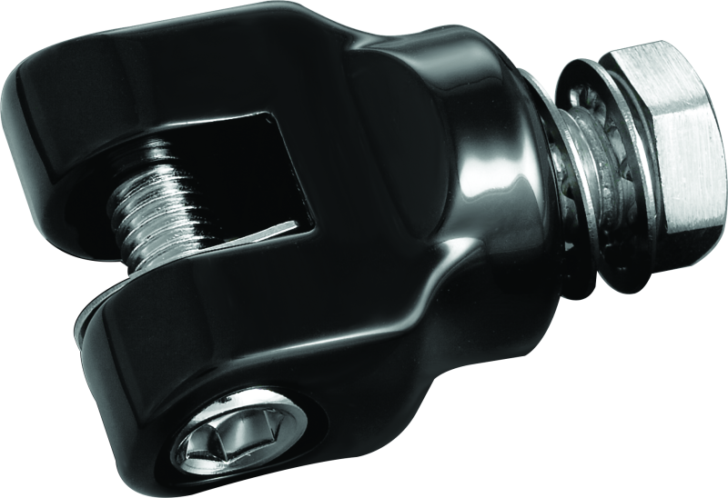 Kuryakyn Short Magnum Peg Mounts with 1/2in-13 Mounting Bolts – Black