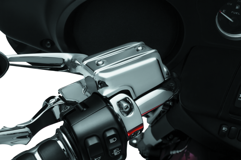 Kuryakyn Brake & Clutch Control Covers Chrome for Harley Davidson Touring Models