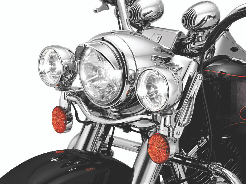 Kuryakyn 2182 Headlight Visor for 7-Inch Harley-Davidson Headlights