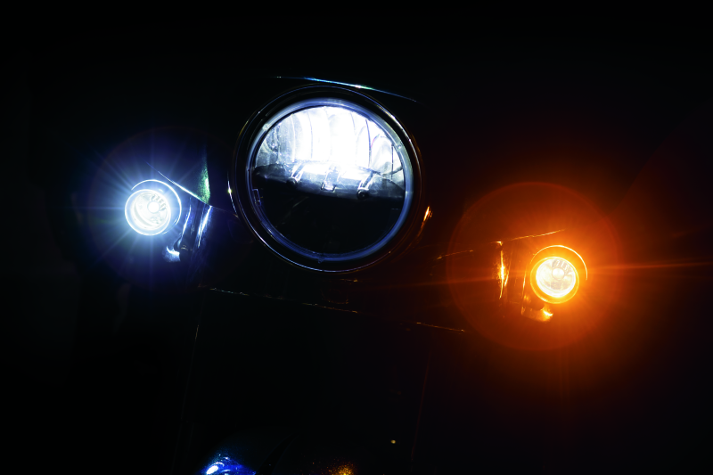 Kuryakyn L.E.D. Bulb 1157 White/Amber for Powersports Vehicles