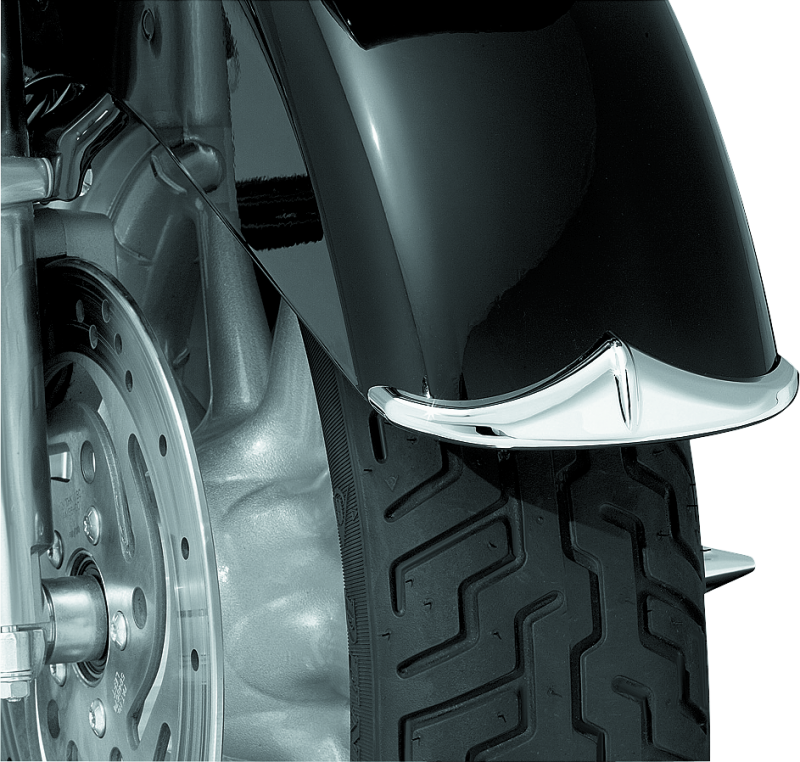 Kuryakyn Front Fender Accent Leading Edge Chrome for Harley Davidson Touring Models