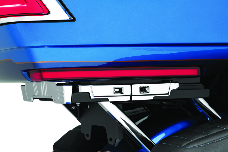 Kuryakyn Tracer Tour Pak Side Lights with Red Lens for Harley Davidson Touring Models