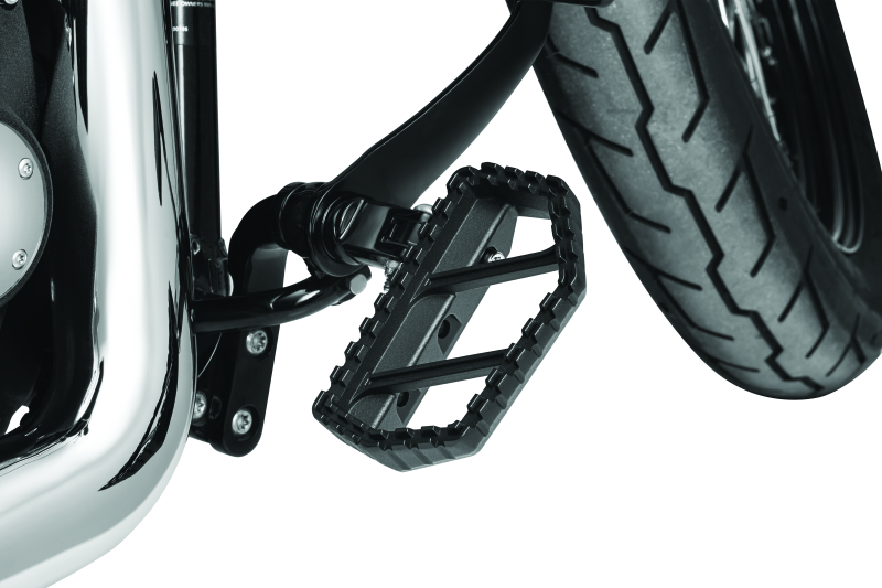 Kuryakyn Splined Peg Adapter for Harley-Davidson Male Mounts - Black, Part #8888