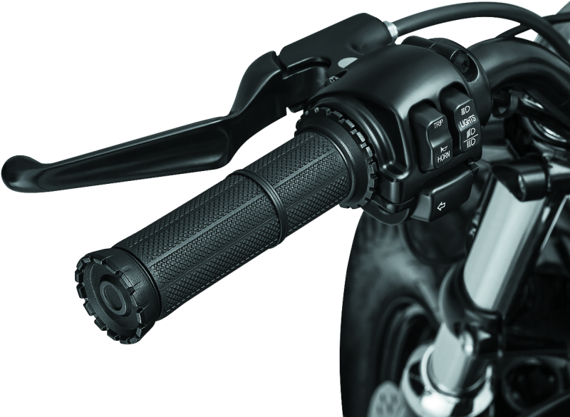 Kuryakyn Riot Grips Dual Cable Satin Black – Premium Powersports Handlebar Grip with Ergonomic Design and Rugged Style