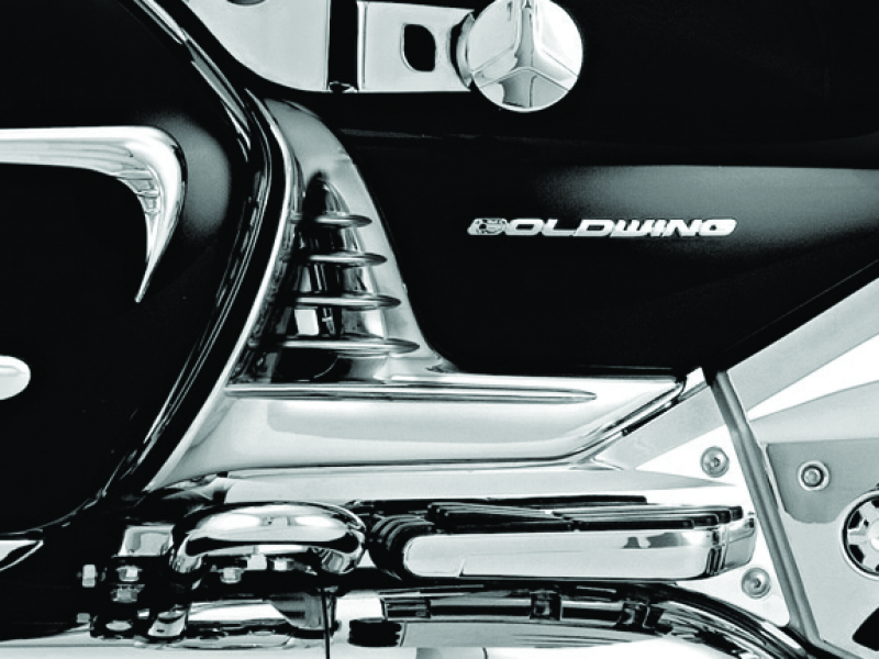 Kuryakyn Louvered Battery Box Cover for Honda GL1800 Gold Wing (2001-2005) Chrome