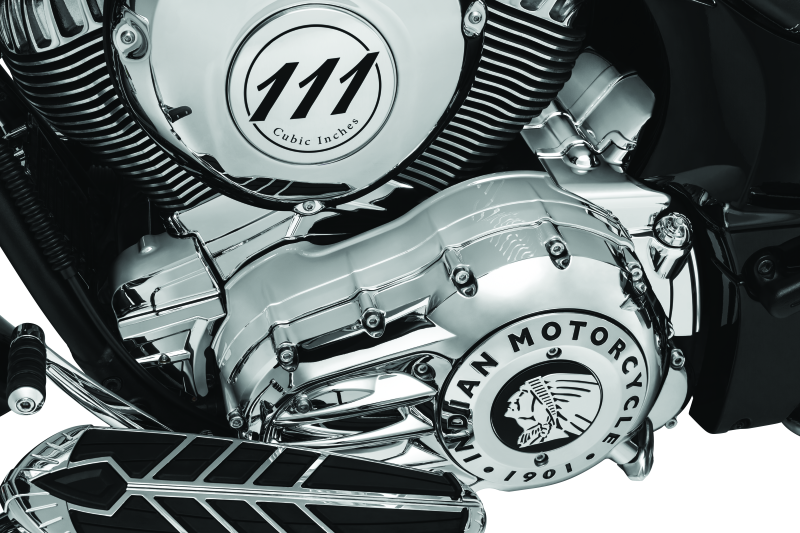 Kuryakyn Rear Oil Panel Accent Chrome for Indian Motorcycles - Part #5644