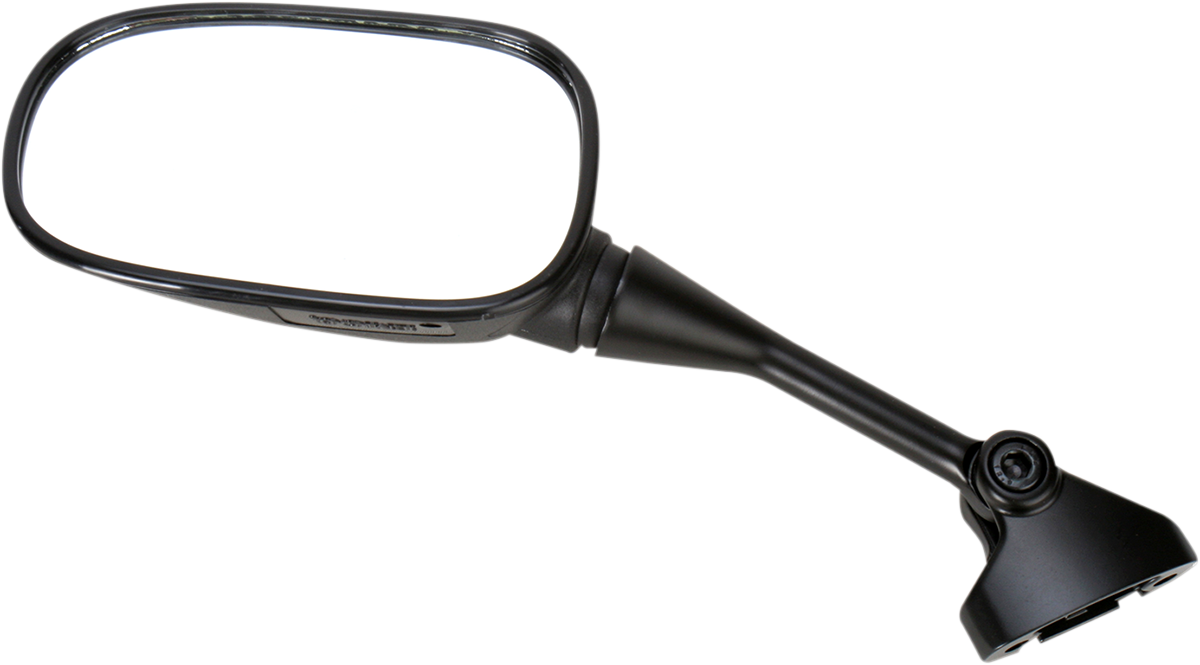 EMGO Side View Mirror - Rectangle Black Left Model 20-37352