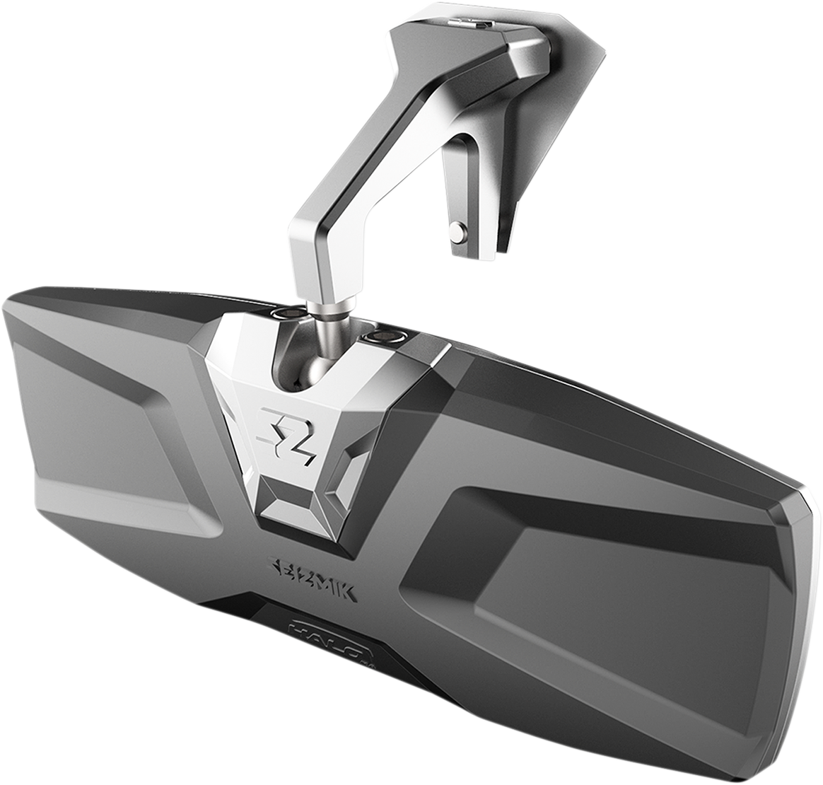 SEIZMIK Halo R Rear View Mirror for Can Am Maverick X3 - Rectangle Silver Part 56-18027