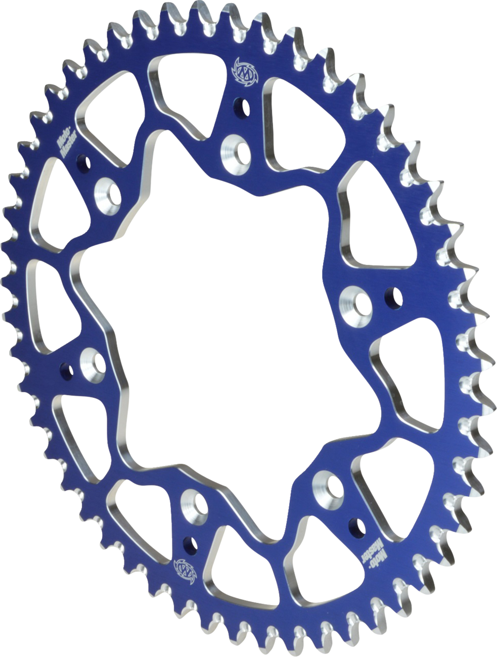 MOTO-MASTER 7075 Aluminum Rear Sprocket - 46 Tooth - Blue for Gas Gas, Husqvarna, KTM - Part 620082446