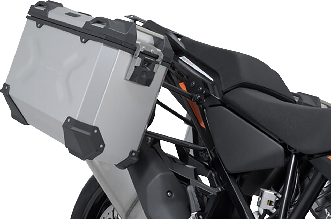 SW-MOTECH TRAX ADV Aluminum Case System for KTM Super Adventure 1290 R/S (2021-2024) – Silver, Part KFT.04.835.70000/S