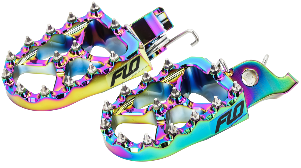 FLO MOTORSPORTS Pro Series Foot Pegs Jet Fuel Suzuki FPEG-796JET