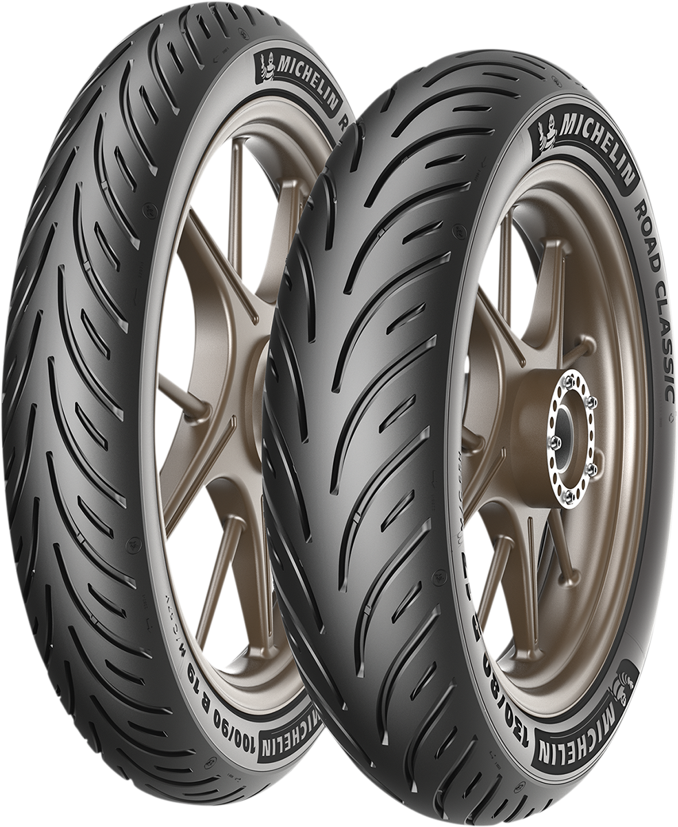 MICHELIN Road Classic Front Tire 110/80B18 58V - Authentic Motorcycle Tire for Triumph & More