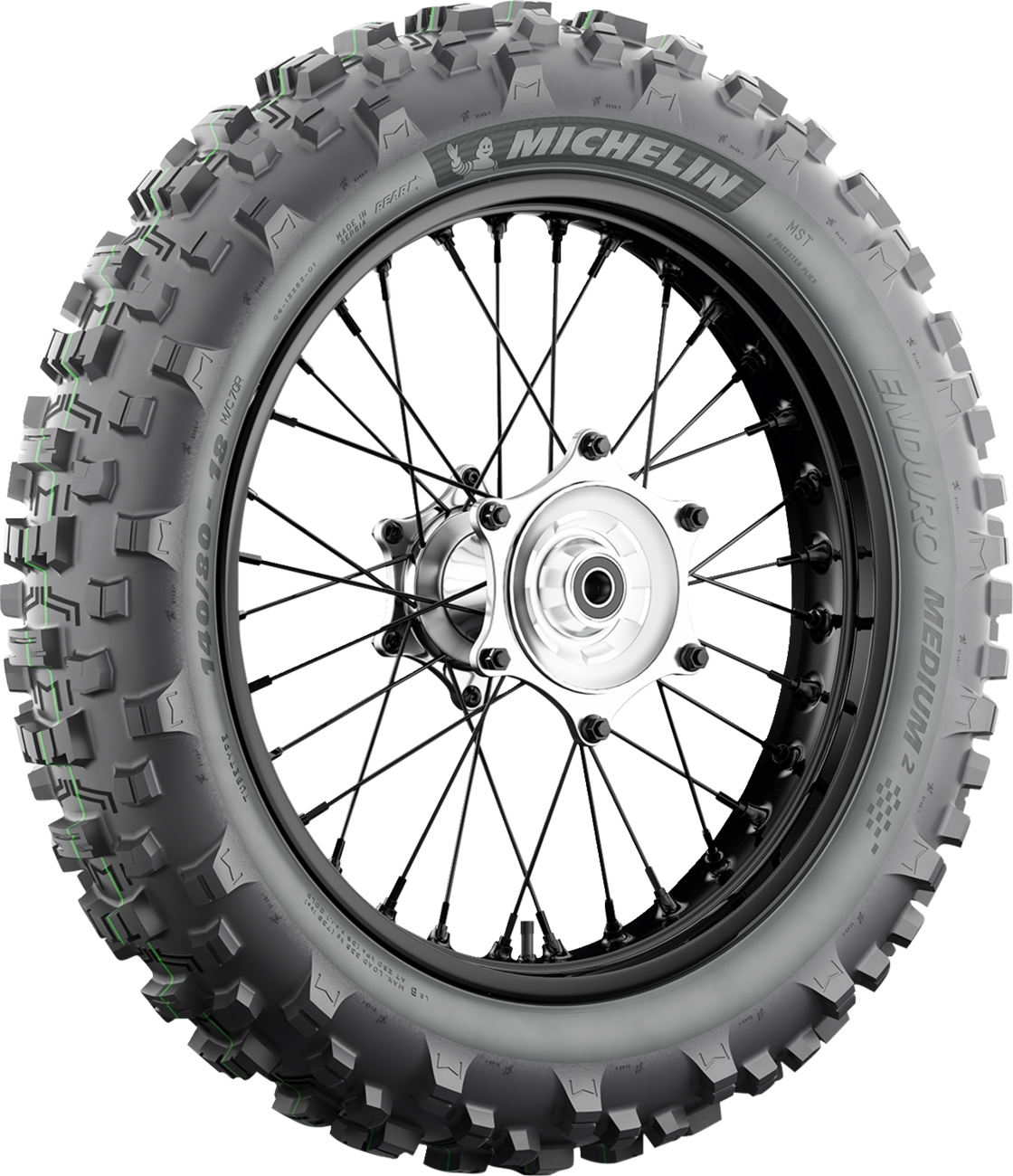 MICHELIN Enduro Medium 2 Rear Tire 120/90-18 Part 68438 for Off-Road Motorcycles