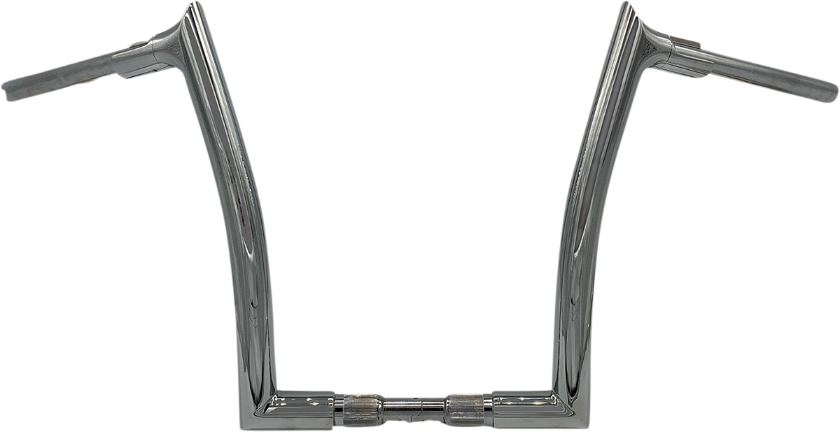 FAT BAGGERS INC. 1-1/2" EZ Install Pointed Top Handlebar - 14" Chrome (Part #808014)