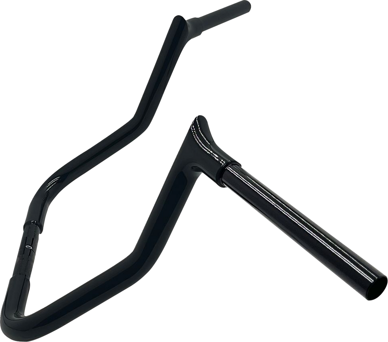 FAT BAGGERS INC. 1-1/4" EZ Install Pointed Top Handlebar - Reduced Reach - 13" - Black (Part Number 905013-B)