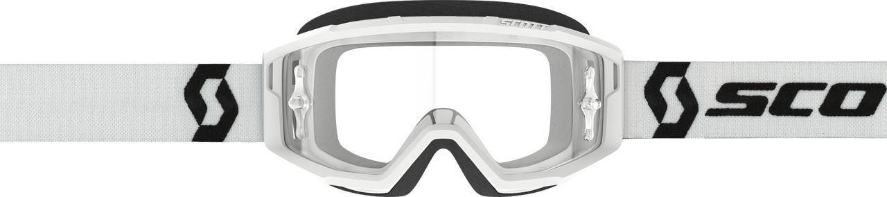 Scott Primal Goggle White Clear Works - Performance Eye Protection for Medium to Small Faces