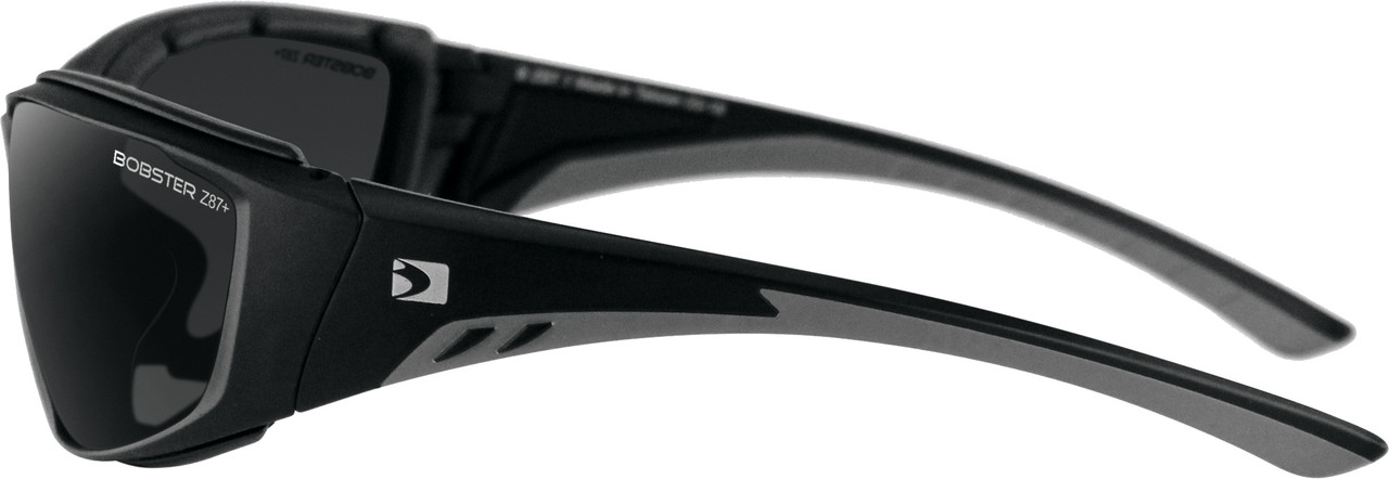 BOBSTER Rider Sunglasses with Removable Foam – Impact-Resistant Polycarbonate Lenses and UV Protection
