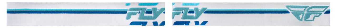 Fly Racing Focus Snow Goggle White/Blue with Blue Mirror Lens - Part 37-50090