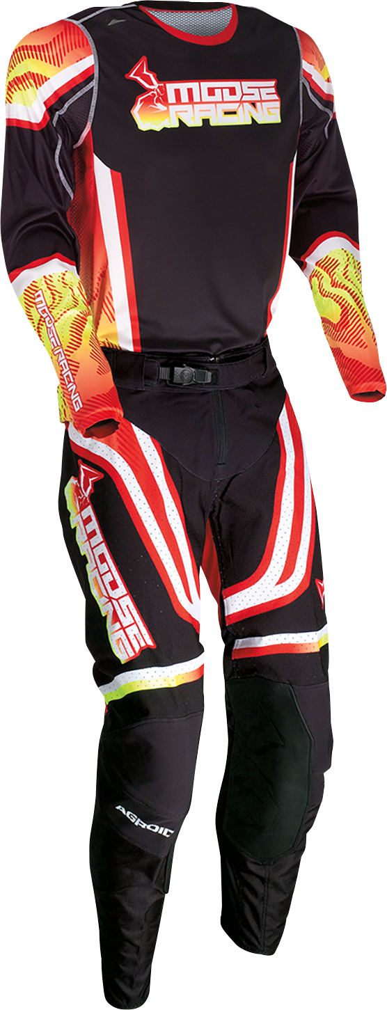 Moose Offroad Agroid Jersey XL by Moose Offroad - Red, Yellow & Black